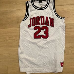 Jordan White and Red 23 Jersey